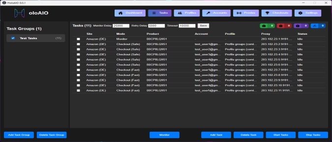 Checkout Automation Tool screenshot 1